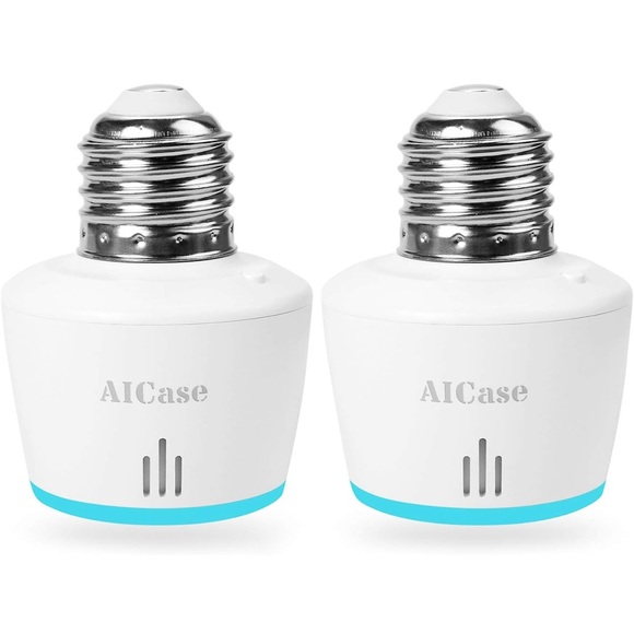 Ampoule Led AICase Smart WiFi E27 Lumière Socket, Intelligent WLAN [Lot De 2] Home Télécommande Ampoule Lampe Support Compatible Avec Alexa Et Fonction De Synchronisation-White Ampoules Hue E14